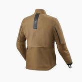 Giacca Surface, una giacca moto con protezione livello AA. Colore marrone, ideale per avventure all'aperto. Di REV'IT!.